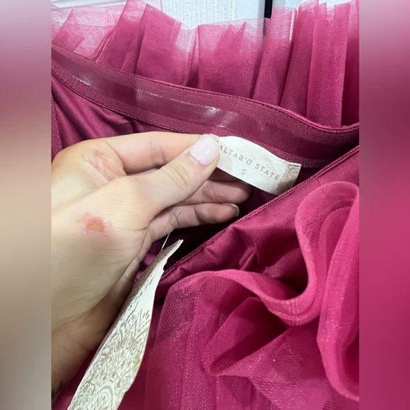 Altar’d State Berry Mini Dress - Picture 2 of 4